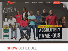 Tablet Screenshot of fame95fm.com